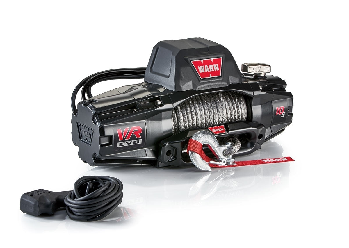 WARN VR EVO 10 000LB (4536KG) SYNTHETIC ROPE WINCH