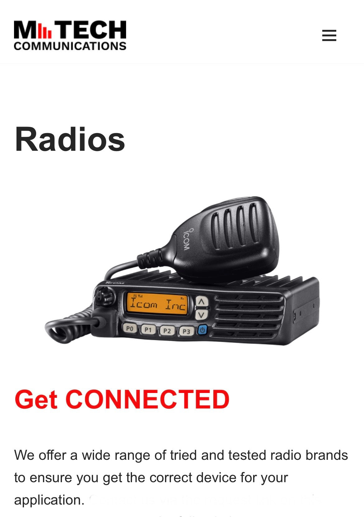 VHF RADIO CONTACT FOR MORE INFO