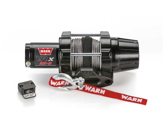 WARN VRX 2500LB (1100KG) 12V ATV WINCH WITH SYNTHETIC ROPE